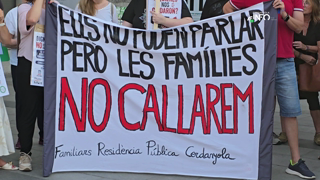 28-05-2026 Protesta families d'usuaris de la residència de Canaletes