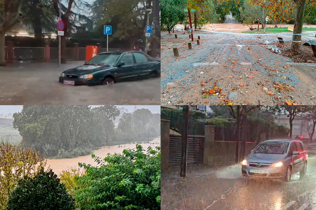 6-11-25 Pluges torrencials a Cerdanyola