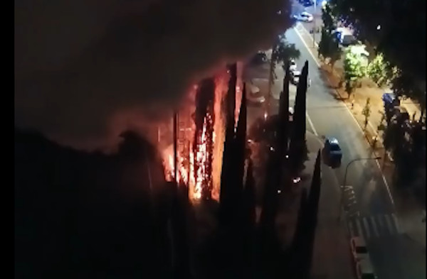 05-07-2026 Foc als xiprers del camp de futbol i al camí de Can Catà